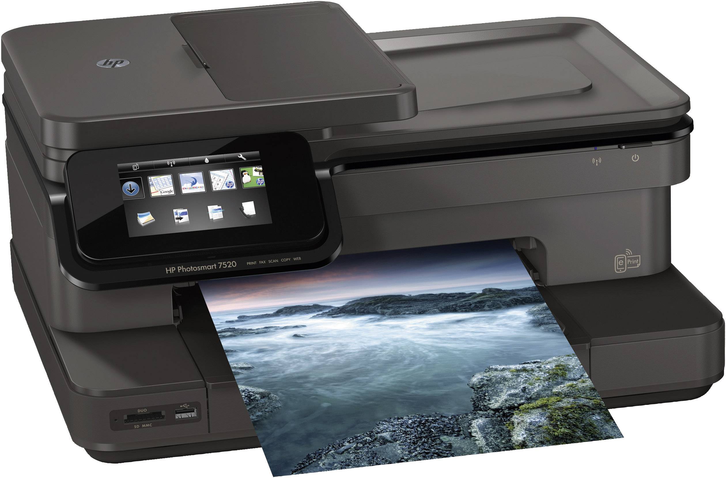HP Photosmart 7520 e-AiO Multifunctionele inkjetprinter (kleur) A4