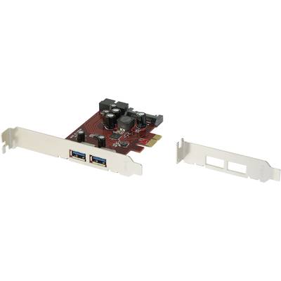 Renkforce  2 + 1 poorten USB 3.2 Gen 1-controllerkaart USB-A PCIe