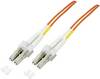 EFB Elektronik O0310.10 Glasvezel Optische vezel Aansluitkabel 10.00 m Oranje [1x LC-stekker - 1x LC-stekker] 50/125 µ Multimode OM2