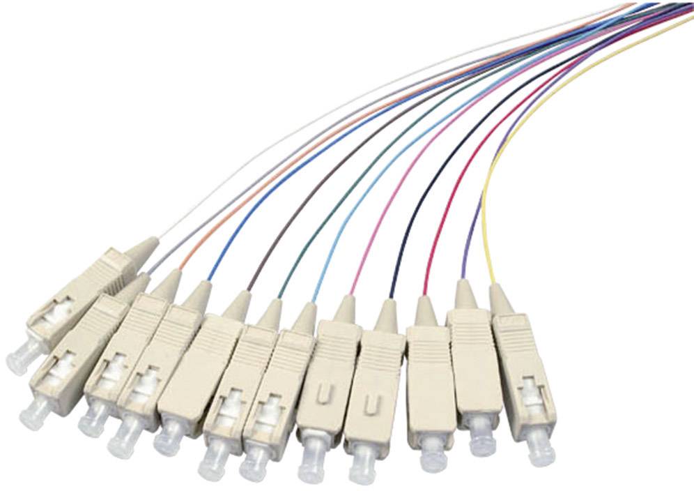 EFB fiber pigtail SC 50/125 OM4 12-kleurenset, 2m-0