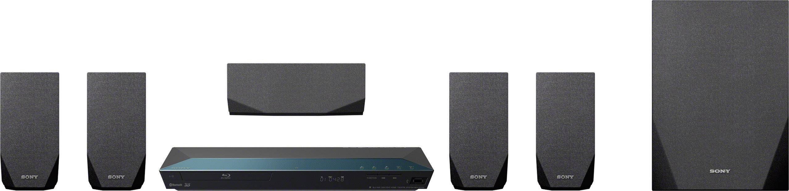 Sony BDVE2100 3D Bluray home cinema systeem Zwart Conrad.nl