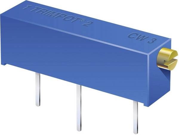 Bourns 3006P-1-102LF 3006P-1-102LF Spindeltrimmer 15-slagen Lineair 0.75 W 1 kΩ 5400 ° 1 stuk(s)