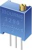 Bourns 3296W-1-103LF 3296W-1-103LF Spindeltrimmer 25-slagen Lineair 0.5 W 10 kΩ 9000 ° 1 stuk(s)
