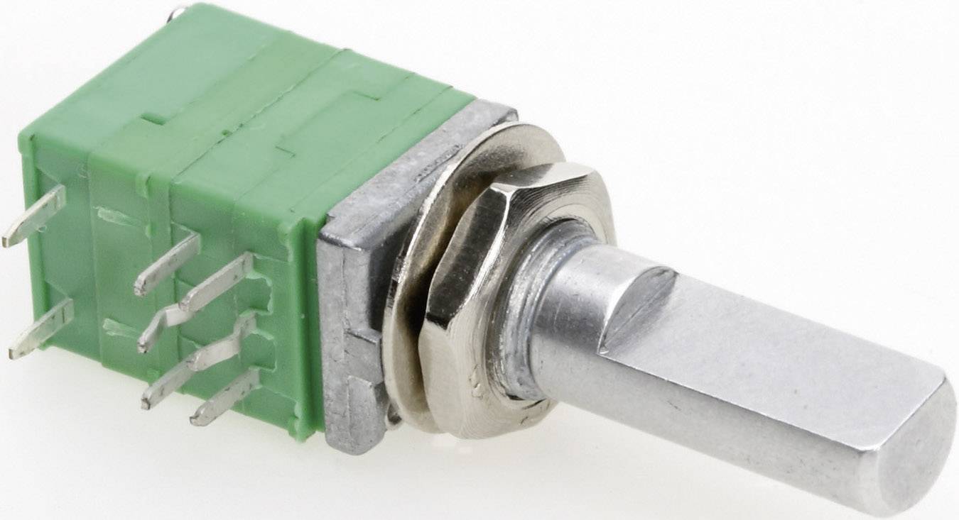 P092S-FC20 B-50 KR Precisiepotmeter Met schakelaar, 2-slagen Mono 50 kΩ ...