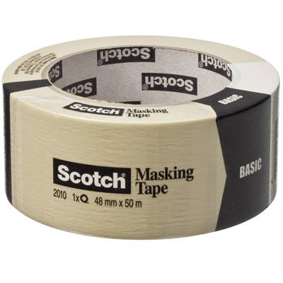 Scotch 20104850 BASIC-4850 Afdektape Scotch Beige (l x b) 50 m x 48 mm 1 stuk(s)