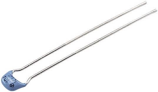 Weltron Keramische condensator Radiaal bedraad 10 nF 50 V 10 % (b x h) 3.81 mm x 3.81 mm 1 stuk(s)