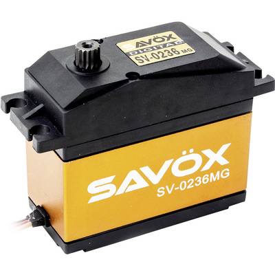 Savöx Speciale servo SV-0236MG Digitale servo Materiaal (aandrijving): Metaal Stekkersysteem: JR
