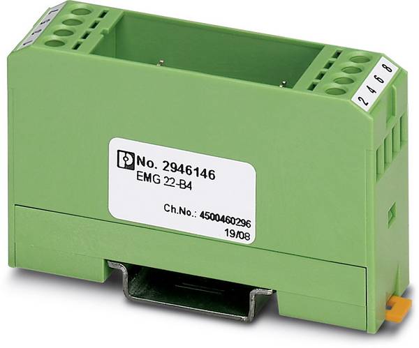 Phoenix Contact EMG 22-B4 DIN-rail-behuizing Kunststof Groen 10 stuk(s)