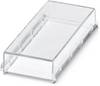 Phoenix Contact EMG 90-H 15MM KLAR DIN-rail-behuizing afdekking Deksel transparant 90 x 90 x 15 x 15 Bont 5 stuk(s) Piece