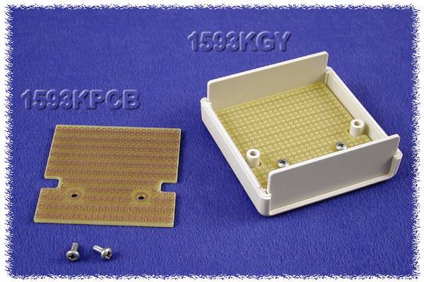 Hammond Electronics 1593PPCB Printplaat  Epoxide (l x b) 48 mm x 59 mm   Inhoud 1 stuk(s)