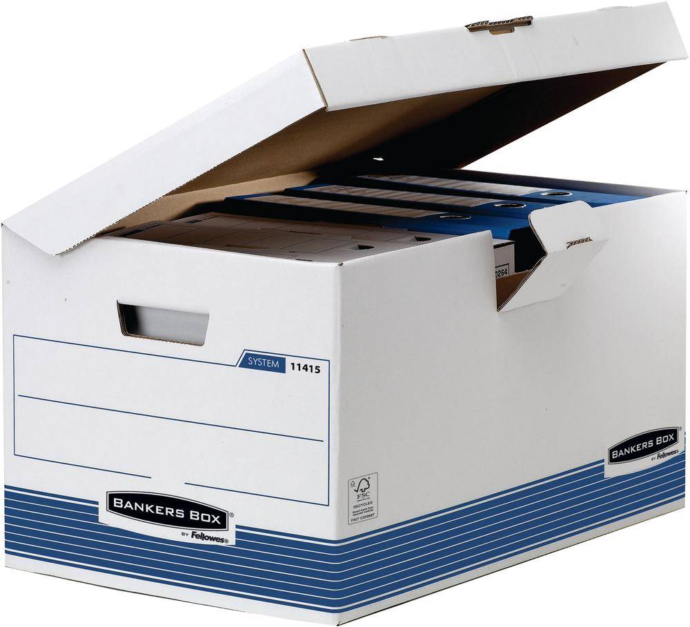 Bankers Box 0043859645107 Bankers Box - Archiefdoos system fold flip top maxi-0