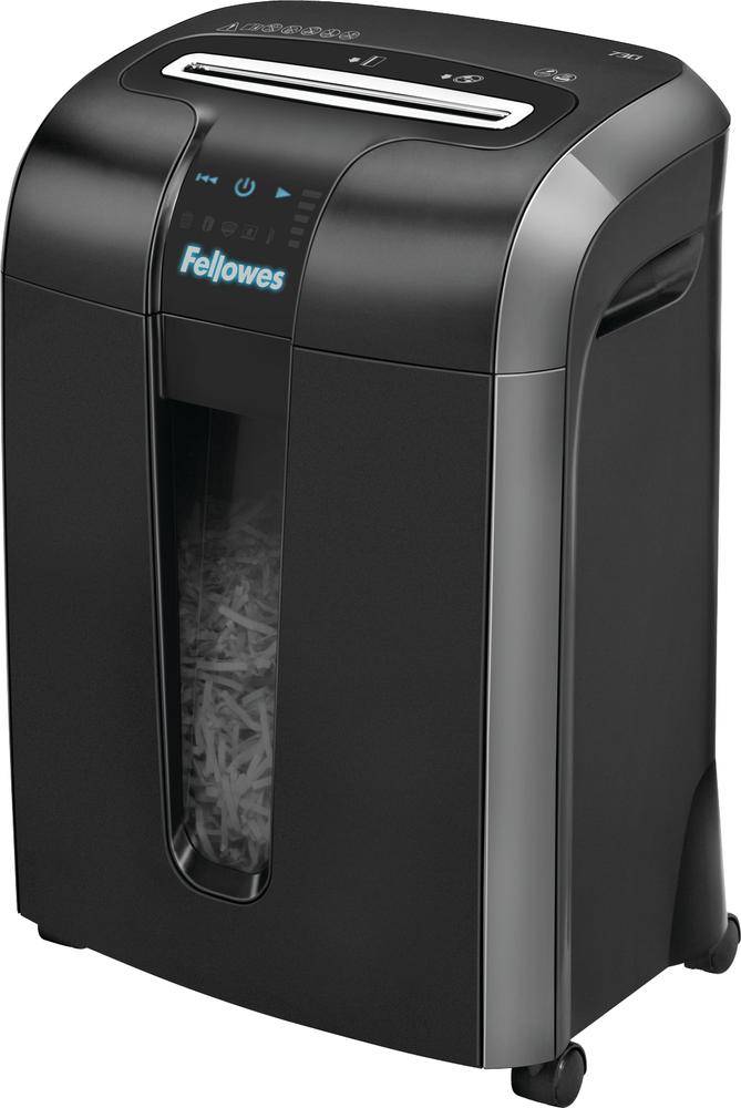 Fellowes Powershred® 73CI Papierversnipperaar 12 vellen Cross cut 4 x 38 mm P-4 23 l Ook geschikt voor Paperclips, CD's, DVD's, Nietjes, Creditcards