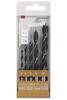 Wolfcraft 8458000 Hout-spiraalboorset 5-delig 4 mm, 5 mm, 6 mm, 8 mm, 10 mm Cilinderschacht 1 set(s)