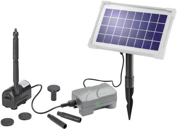 Esotec 101709 Rimini Plus Pompset op zonne-energie Met accu-opslag