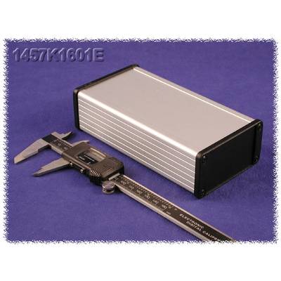 Hammond Electronics 1457KEP Eindplaat Zonder flens (l x b x h) 5 x 84 x 44 mm Aluminium Zwart 2 stuk(s) 