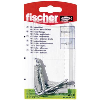 Fischer UX 6 x 35 WH K Universele pluggen 35 mm 6 mm 94258 4 stuk(s)