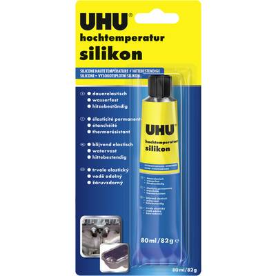 UHU  Siliconenkit Kleur (specifiek): Zwart 80 ml
