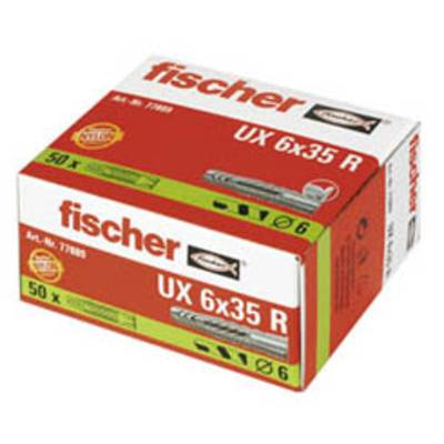 Fischer UX 6 x 35 R Universele pluggen 35 mm 6 mm 77889 50 stuk(s)