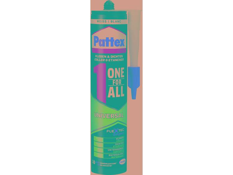 Pattex Lijmen & afdichten One for All Montagelijm Kleur: Wit 420 g