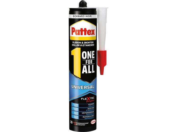 Pattex Lijmen & afdichten One for All Montagelijm Kleur: Zwart 420 g