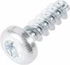 TOOLCRAFT 88200-2.5 Zelfborende schroeven voor kunststof 2.5 mm 8 mm T-profiel Staal Verzinkt 100 stuk(s)