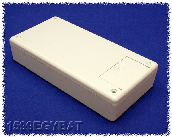 Hammond Electronics 1599EGYBAT Handbehuizing 170 x 85 x 34 ABS Grijs 1 stuk(s)