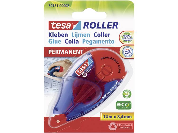 TESA Permanent Glue Rollers 8,4 mm (59151)