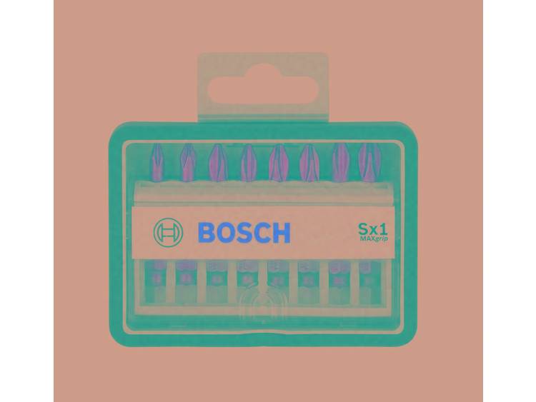 Bosch 2607002572 Schroefbitset Robust Line Sx Max Grip, 8-delig, 49 mm, PH, PZ