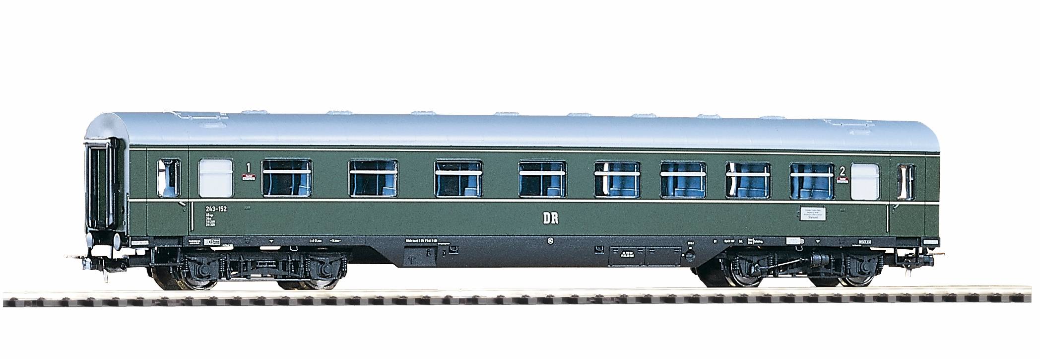 Piko H0 53241 H0 moderniseringswagon van 1e/2e Klasse AB4ge met afdekplaten DR tijdperk III