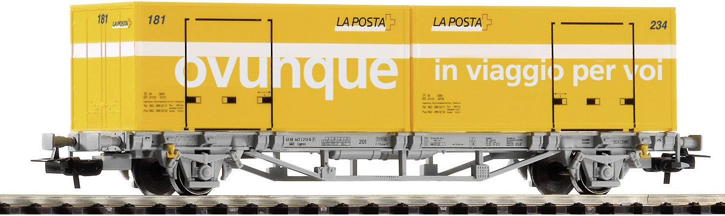Piko H0 57761 Containerwagen DC