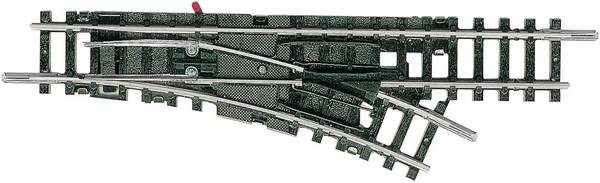 N Minitrix rails T14953 Wissel, Rechts 194.6 mm 24 ° 194.6 mm 1 stuk(s)
