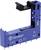 Blauwe Finder relaisvoet, type 93.11, met een belastbaarheid van 6A en 250V.