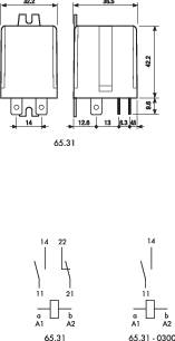 Finder 65.31.9.012.0300 Steekrelais 12 V/DC 30 A 1x NO 1 stuk(s)-3