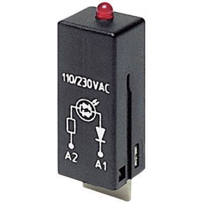 TE Connectivity Steekmodule Met LED, Met veiligheids diode PTML0024 Lichtkleur (naam): Rood   1 stuk(s)