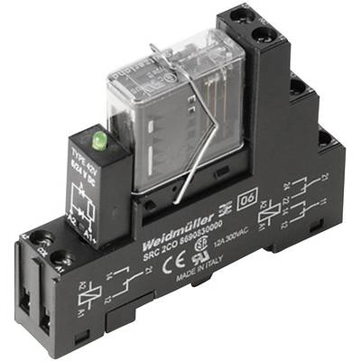 Weidmüller RCIKIT 24VDC 2CO LD/FG Relaismodule Nominale spanning: 24 V/DC Schakelstroom (max.): 6 A 2x wisselcontact  1 