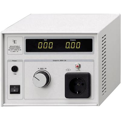 EA Elektro Automatik EA-STT 2000B 3.0 Lab-scheidingstrafo, instelbaar Kalibratie (ISO) 780 VA Aantal uitgangen: 1 x 0 - 