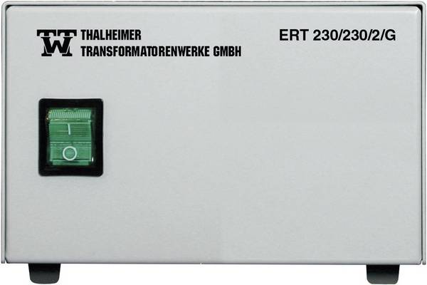 Thalheimer ERT 230/230/2G Lab-scheidingstrafo, vaste spanning  460 VA Aantal uitgangen: 4 x 230 V/AC
