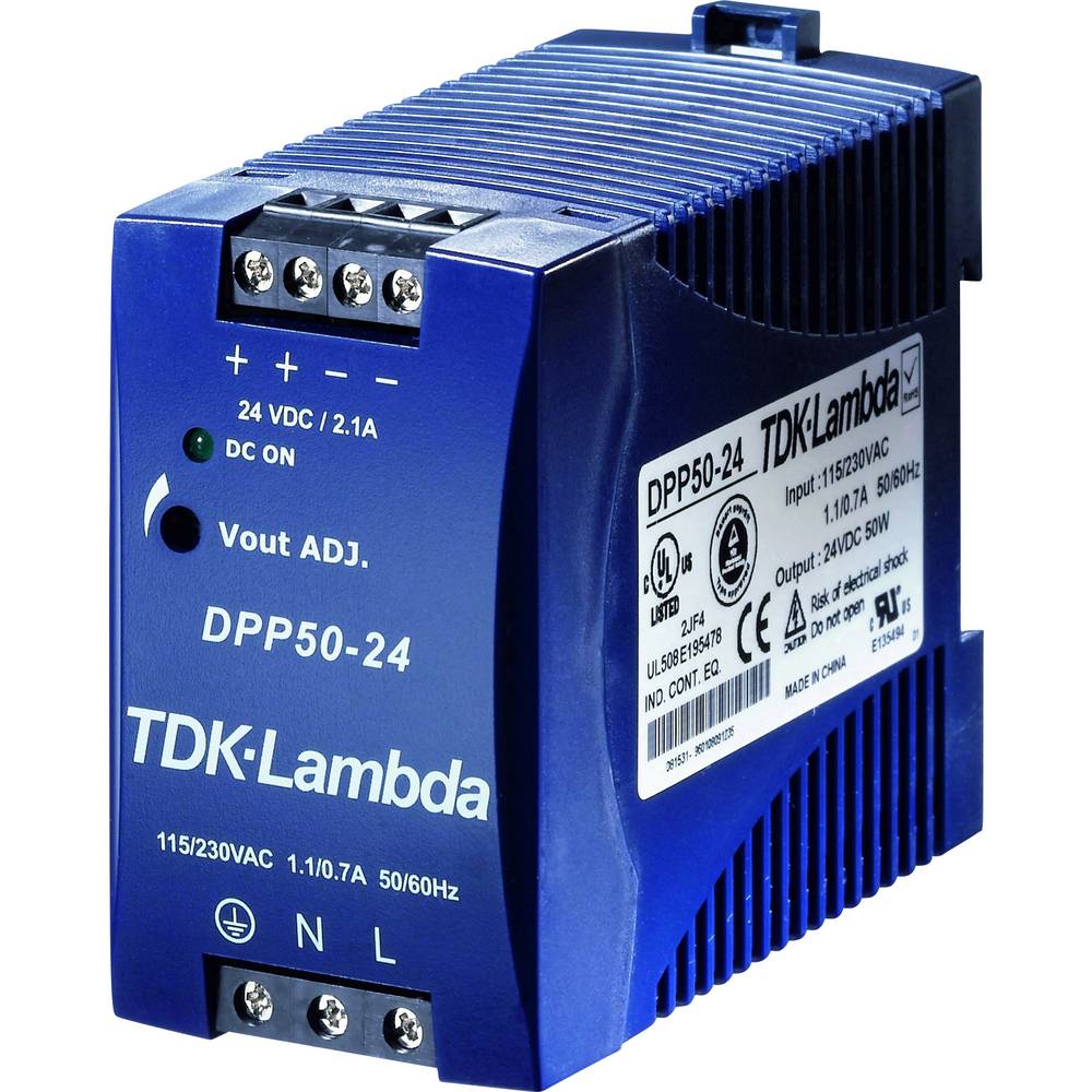 TDK-Lambda DPP50-24 DIN-rail netvoeding 24 V/DC 2.1 A 50 W 1 x