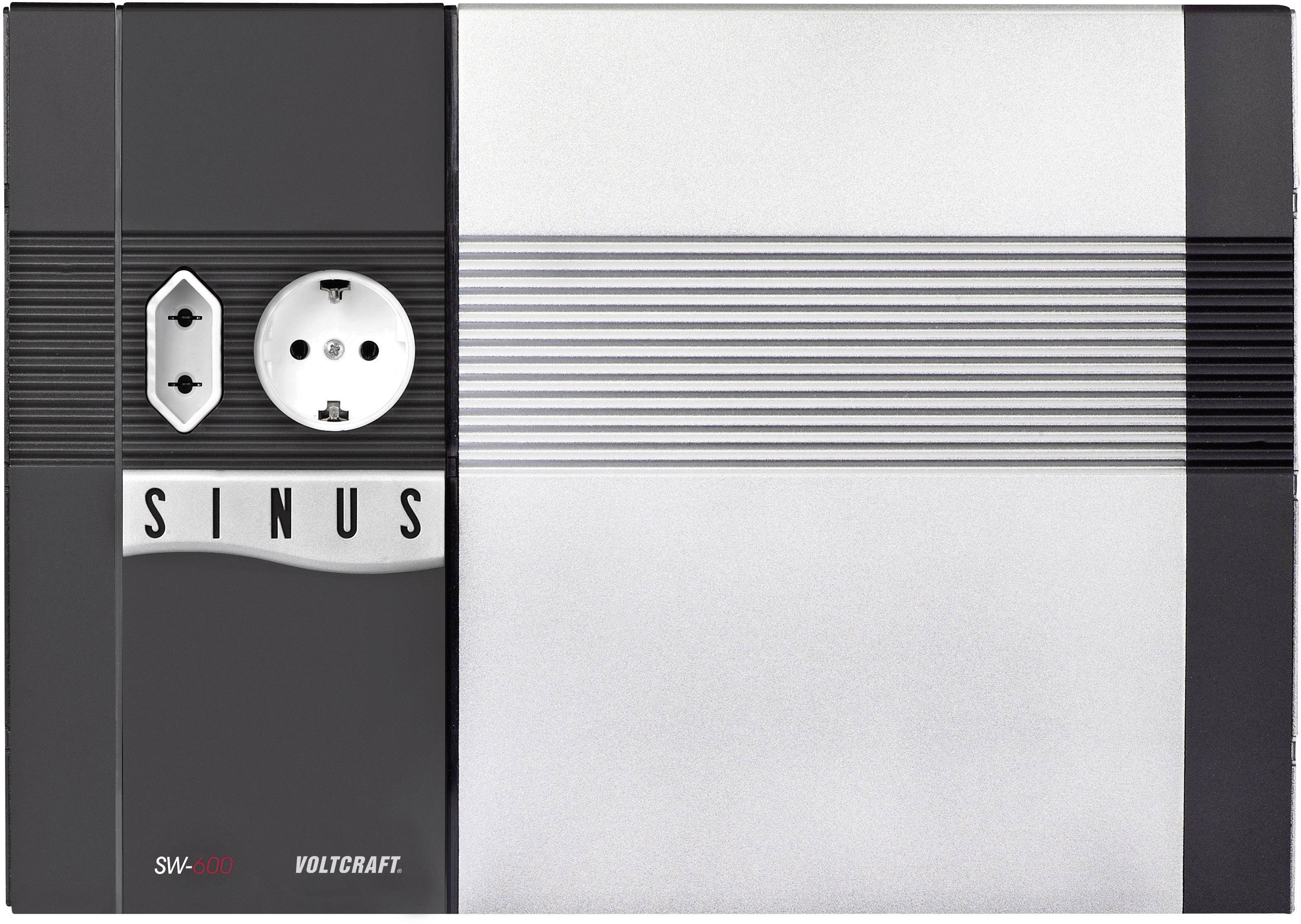 VOLTCRAFT;Omvormer;SW-600 24V;600 W;24 V/DC - 230 V/AC;Op afstand bedienbaar-2