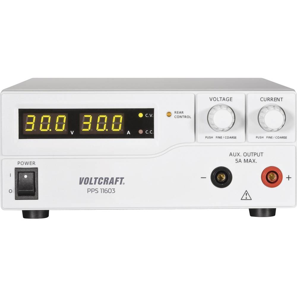 VOLTCRAFT PPS-11603 Laboratorieaggregat, justerbar 1 - 60 V/DC 0 - 2.5 A 160 W USB, Fjärrkontroll programmerbar Antal utgångar 2 x