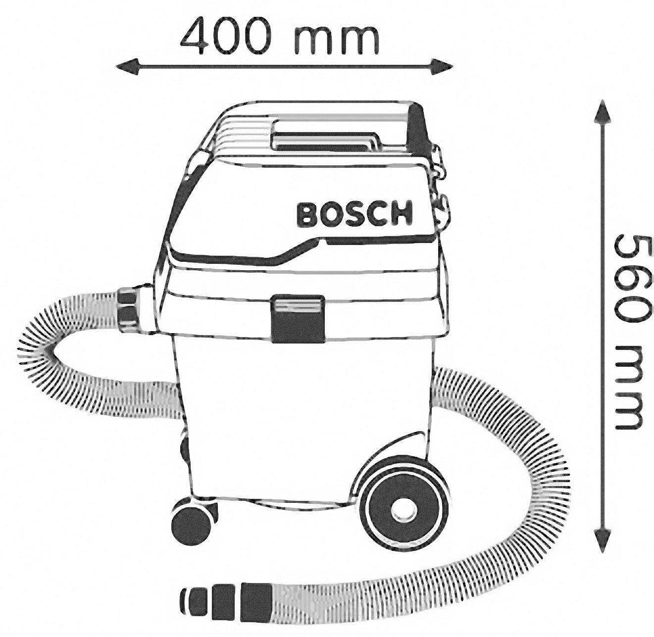 Bosch Professional GAS 25 L SFC Nat- en droogzuiger 1200 W 25 l-2