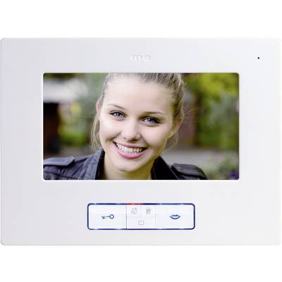 m-e modern-electronics  Vistus Binnenunit voor Video-deurintercom Kabelgebonden  Wit