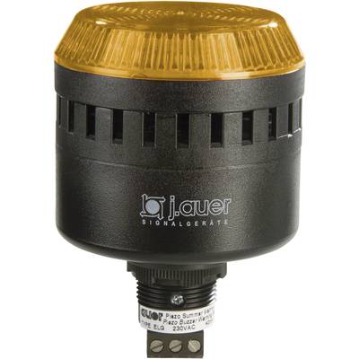Auer Signalgeräte Combi-signaalgever LED ELG Oranje Continulicht, Knipperlicht 24 V/DC, 24 V/AC 