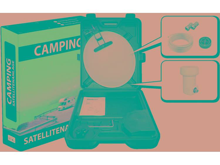 Campingkoffer mit LNB und Kabel