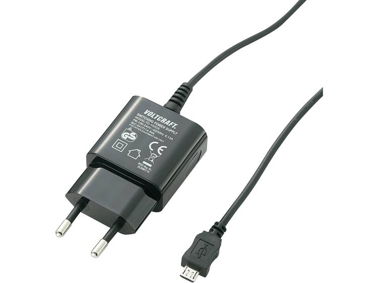 VOLTCRAFT SPS-1000 MicroUSB USB-oplader Thuislader Uitgangsstroom (max.) 1000 mA 1 x Micro-USB