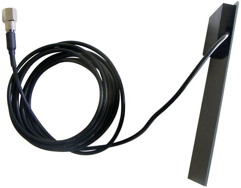 Antennekabel met rechthoekige magnetische voet, geschikt voor draadloze communicatieapparatuur.