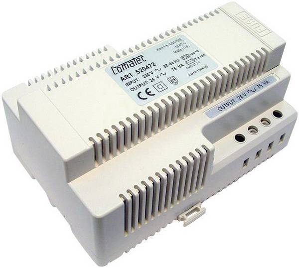 Comatec TBD207524F8 DIN-rail netvoeding  24 V/AC 3.13 A 75 VA   Inhoud 1 stuk(s)