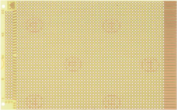 Rademacher WR-Typ 944 Experimenteer printplaat  Epoxide (l x b) 16 cm x 10 cm 35 µm Rastermaat 2.54 mm Inhoud 1 stuk(s)