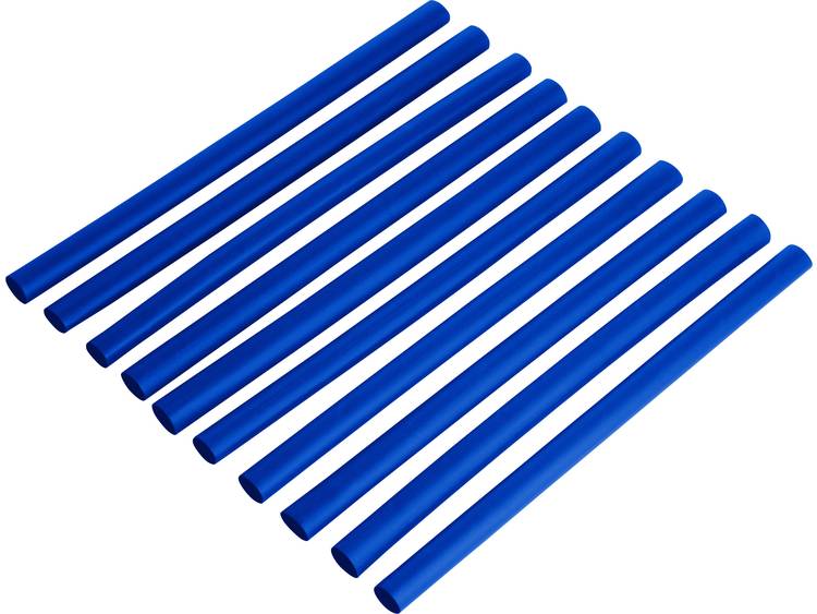 Krimpkousenset 2:1 Ø voor-na krimpen: 4.8 mm-2.4 mm 1 set Blauw