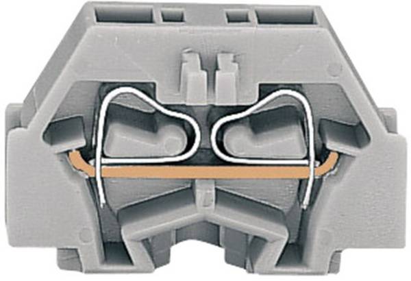 WAGO 260-301 Aderklem 5 mm Spanveer Toewijzing: L Grijs 1 stuk(s)